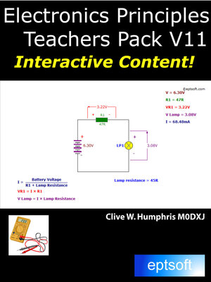 cover image of Electronics Principles Teachers Pack V11